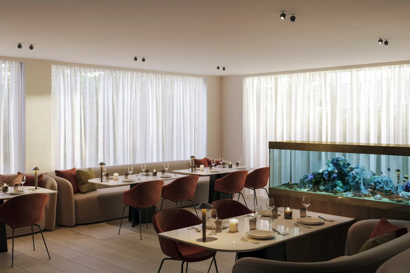 Ceno Ball Ceiling Restaurant